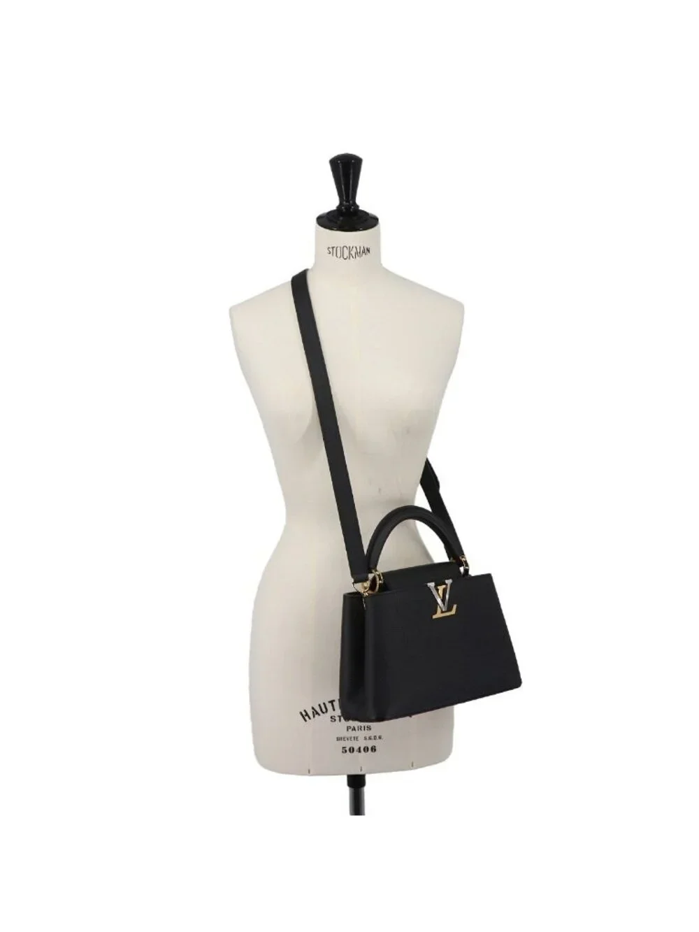 Louis Vuitton Capucines BB 2-Way Bag Taurillon Leather Black